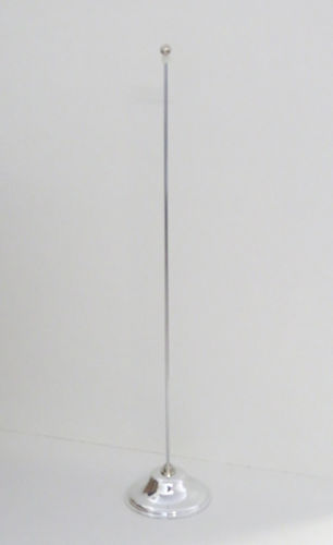Tischständer/Flaggenständer chrom 42 cm